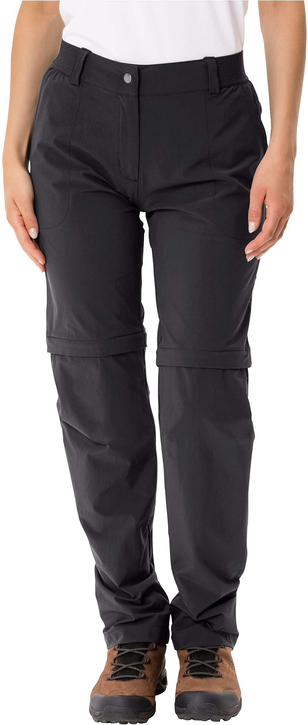 36-short/XS negro Vaude señora Skomer Capri zo Pants II pantalones Phantom Black